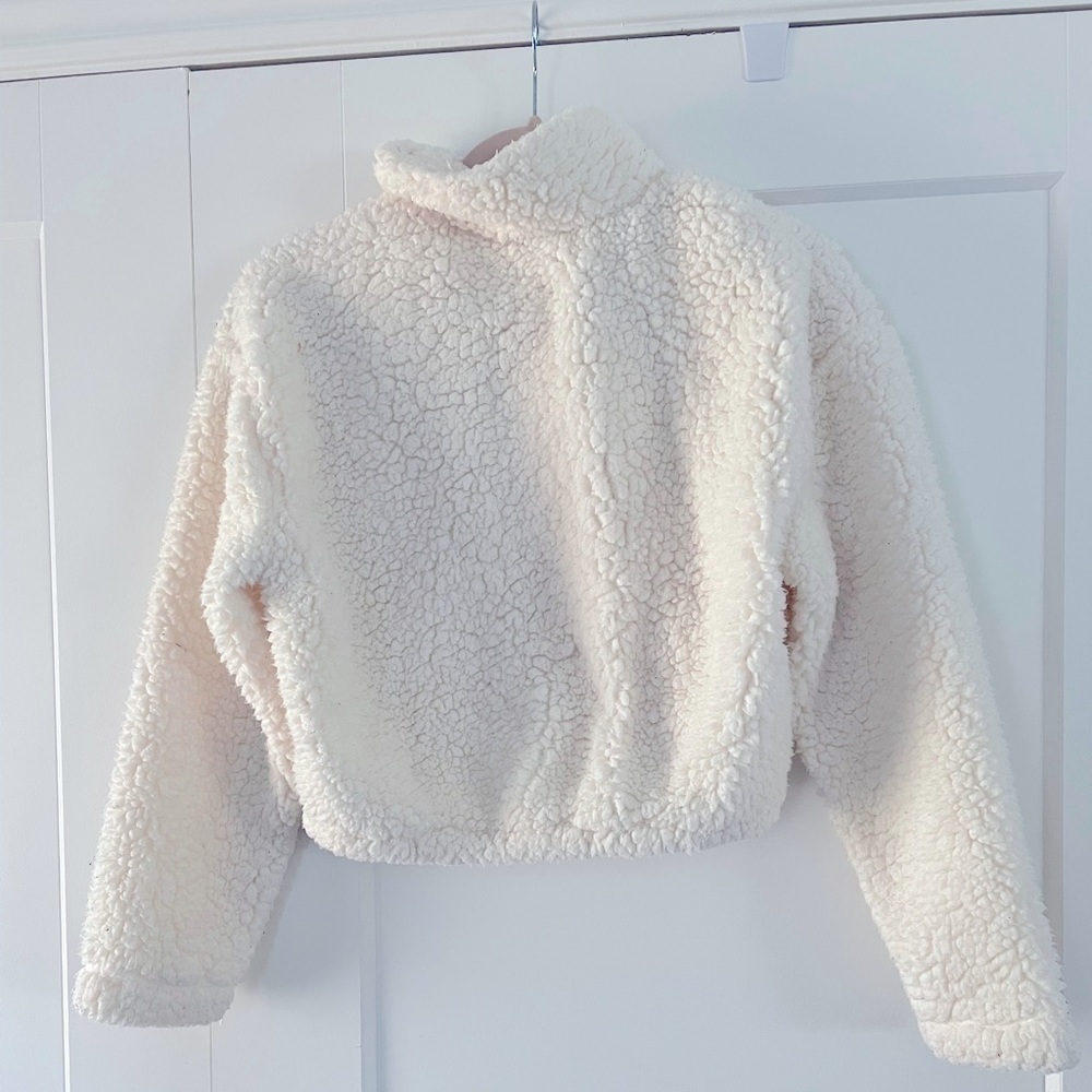 PacSun Cream Fleece Sweatshirt - Picture 6 of 12